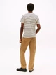Футболка хлопковая длинная мужская Tommy Hilfiger 78JA565-AFA L Beige Heather Stripe (198296685206) - изображение 2