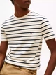 Футболка хлопковая длинная мужская Tommy Hilfiger 78JA565-AFA L Beige Heather Stripe (198296685206) - изображение 4