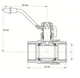 Кран кульовий KOER 1" ГГР ГАЗ (KR.214.G) (KR0114) - изображение 3