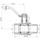 Кран кульовий KOER 3/4" ГШР (KR.215) (KR0044) - зображення 3