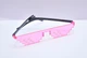 Пиксельные очки Minecraft Майнкрафт очки солнечные Восьмибитные очки Pixel glasses розового цвета - изображение 4