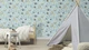 Флизелиновые обои винил горячего тиснения Rasch Kids World 2 300949 Голубой (0,53х10,05м) - изображение 2