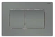 Панель змиву KOER KT-0602-07 240x160x10mm пластикова, кнопка квадратна (колір графіт) (KR5183) - изображение 5