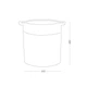 Корзина для хранения с ручками MBM HOME TH-15 GRAY/WHITE серо-белая - изображение 10