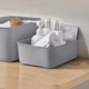 Ящик для зберігання MBM HOME FH-10 XS GRAY пластиковий сірий - зображення 1