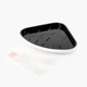 Полка угловая клеящаяся MBM HOME BP-26 WHITE/BLACK пластиковая белая/черная - изображение 13