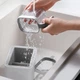 Полка с емкостями для хранения специй клеящаяся MBM HOME KP-12 WHITE/GRAY бело-серая - изображение 6