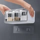 Полка с емкостями для хранения специй клеящаяся MBM HOME KP-12 WHITE/GRAY бело-серая - изображение 7