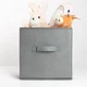 Ящик для хранения текстильный MBM HOME TH-08 GRAY серый - изображение 3