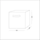 Ящик для хранения текстильный MBM HOME TH-08 GRAY серый - изображение 12