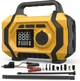 Компрессор портативный для накачки шин 10 бар (145 psi) 60Hz ATJ-201 с функцией Powerbank и цифровым экраном, желтый - изображение 3