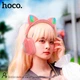 Наушники HOCO Skill cat ear BT headphones ESD13 с ушками розовые - изображение 8