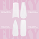 Набір форм Adore Professional типи гелі для нарощування Mix Funky gel tips 240 шт - зображення 2
