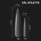 Набір форм Adore Professional гелеві типси для нарощування SPLETNIца size XXL Gel Tips stilette 240 шт - зображення 3