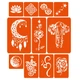Набір хні з трафаретами для біо-тату №5 Fresh Tattoo henna-set-05 - зображення 2