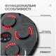 Боксерский тренажер EasyFit EF-0352 настенный музыкальный с подсветкой (56003756) - изображение 4