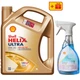 Моторна олива Shell Helix Ultra ECT C2/C3 0W-30, 4 л + Розморожувач скла Shell Window De-Icer 0.5 л - зображення 1