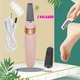 Електрична пилка для ніг Flawless Pedi пемза для педикюру з двома насадками USB зарядка - изображение 7
