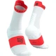 Носки компрессионные высокие Compressport Pro Racing Socks V4.0 Run High White/fluo red L (100077544) - изображение 1
