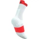 Носки компрессионные высокие Compressport Pro Racing Socks V4.0 Run High White/fluo red L (100077544) - изображение 3