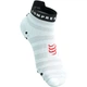 Носки с компрессионным эффектом для триатлона короткие Compressport Pro Racing Socks V4.0 Ultralight Run Low White/fluo red/black L (100081373) - изображение 2