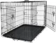 Клетка для животных Funfit XXL (107х70х77 см), металлическая, черная, транспортная, с выдвижным поддоном, для собак и котов - изображение 1