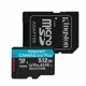 Microsdxc (uhs-1 u3) Kingston canvas go plus 512gb class 10 a2 v30 (r170mb/s, w90mb/s) (adapter sd) - изображение 4