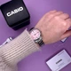 Женские наручные часы Casio LTP-1303D-4A, кварцевые, стальной браслет, водозащита 50 м - изображение 7