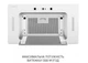 Витяжка Minola BGH 5977 WH Silent 1300 LED (пульт, повновбудована) - изображение 4