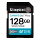 Карта пам'яті SDXC, 128Gb, Kingston Canvas Go! Plus, Сlass10 UHS-I U3 V30, до 200 МБ/с (SDG4/128GB) - изображение 1