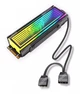 Радіатор охолодження ALSEYE SSD M.2 2280 NVMe aRGB Black - зображення 1