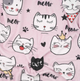 Плед 160х200 см Ardesto Flannel, котики ART0132PB - изображение 3