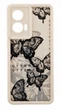 Чехол Shock Case Print для Motorola Edge 50 Fusion бампер силиконовый с рисунком бабочки - изображение 1