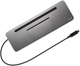 Док-станція i-tec USB-C Metal Ergonomic 4K 3x Display Docking Station Silver (C31FLATPRO100) - зображення 4