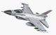 Конструктор Самолет истребитель F-16AM Fighting Falcon COBI 5913 - изображение 3