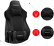 Ігрове крісло Huzaro Force 7.6 Black (5903796014150) - зображення 8