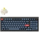 Клавіатура бездротова Keychron V5 Max 100Key, Gateron Jupiter Banana, Knob, WL/BT/USB-A, Hot-Swap, QMK, EN/UKR, RGB, Black (V5M-D4-UA) - зображення 1