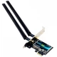 Геймерская трехдиапазонная Сетевая карта WiFi+Bluetooth 5.3 PCI-E Fenvi FV-AX5400 2.4G/5G/6Ghz 5374 Mbps + 2 Антенны (18842) - изображение 2