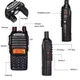 Портативна тактична Рація + Гарнітура Baofeng UV-82 5W дводіапазонна VHF136-174/UHF400-520 МГц (18836) - зображення 4