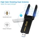 Двохдіапазонний бездротовий мережний Wi-Fi адаптер USB Fenvi FU-AX1800 2.4G/5G Mu-MIMO Black (18838) - зображення 6