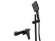 Змішувач для душової кабіни MILLZ зі стійкою чорний MRS-AL-E2-1(Black) 1/10 - изображение 1