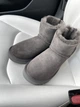 Жіночі угг Міні Замш Сірі Змійка UGG Classic Mini Grey Suide Zipper (39, сірий) - зображення 5