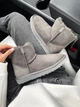 Жіночі угг Міні Замш Сірі Змійка UGG Classic Mini Grey Suide Zipper (39, сірий) - зображення 8