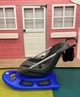 Санки-трансформер с ручкой и сиденьем Snow Baby Fun KHW синий (12700) - изображение 3