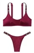 Комплект Victoria’s Secret Вишневий S - зображення 1