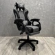 Компьютерное кресло GAMER KO24SZ чёрно-серое экокожа + металл, 125×65×50 см, 120 кг - изображение 4