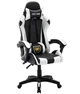 Крісло геймерське Extreme Series EXT ONE WHIRE чорно-біле екошкіра, 133×63×49 см, 120 кг - зображення 2