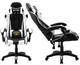 Крісло геймерське Extreme Series EXT ONE WHIRE чорно-біле екошкіра, 133×63×49 см, 120 кг - зображення 5