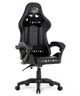 Игровое кресло Infini Five чёрное ткань + металл, 126×67×44 см, 120 кг - изображение 1