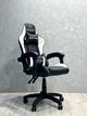 Компьютерное кресло CARBON Quattro Gaming чёрно-белое экокожа + металл, 123×63×50 см, 120 кг - изображение 3